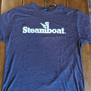 Men's Steamboat t-shirt large skiing